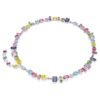 Collar Gema con cortes variados, multicolor, chapado en rodio Collar Gema con cortes variados, multicolor, chapado en rodio