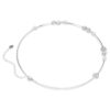 Collar Idyllia con corazón y flecha, blanco, chapado en rodio Collar Idyllia con corazón y flecha, blanco, chapado en rodio