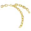 Collar Idyllia con cortes variados, corazón, llave, multicolor, chapado en tono dorado Collar Idyllia con cortes variados, corazón, llave, multicolor, chapado en tono dorado