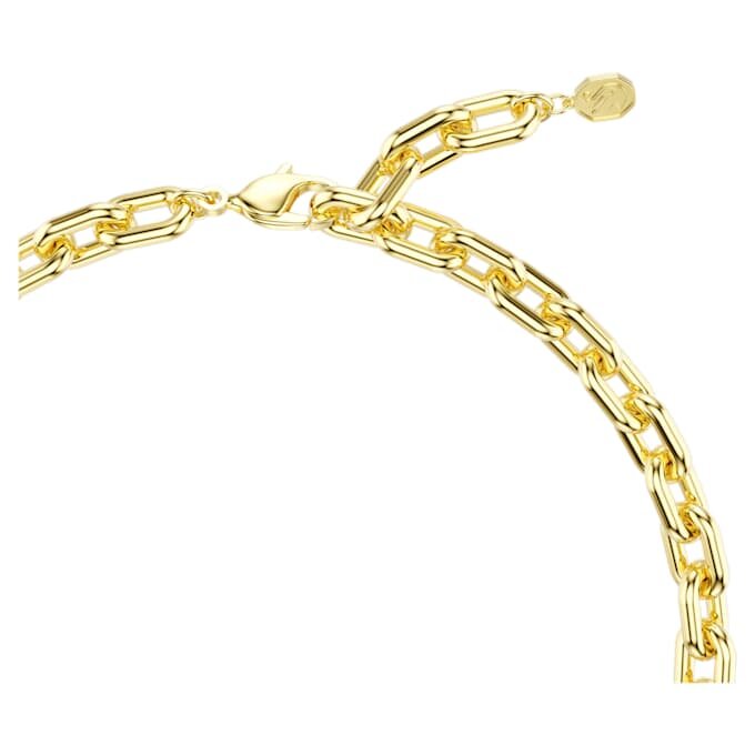 Collar Idyllia con cortes variados, flor, multicolor, chapado en tono dorado Collar Idyllia con cortes variados, flor, multicolor, chapado en tono dorado