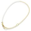 Collar Idyllia con perlas de cristal, blanco, chapado en oro Collar Idyllia con perlas de cristal, blanco, chapado en oro