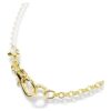 Collar Idyllia con perlas de cristal, blanco, chapado en oro Collar Idyllia con perlas de cristal, blanco, chapado en oro