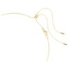 Collar Imber con cortes variados, blanco, chapado en tono dorado Collar Imber con cortes variados, blanco, chapado en tono dorado