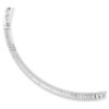 Collar Matrix con corte baguette, blanco, chapado en rodio Collar Matrix con corte baguette, blanco, chapado en rodio