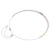 Collar Matrix con degradado de cristales de talla redonda, multicolor, chapado en rodio Collar Matrix con degradado de cristales de talla redonda, multicolor, chapado en rodio