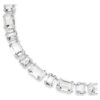 Collar Millenia con corte octogonal, blanco, chapado en rodio Collar Millenia con corte octogonal, blanco, chapado en rodio