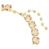 Collar Millenia con corte octogonal, color caramelo, chapado en tono dorado Collar Millenia con corte octogonal, color caramelo, chapado en tono dorado