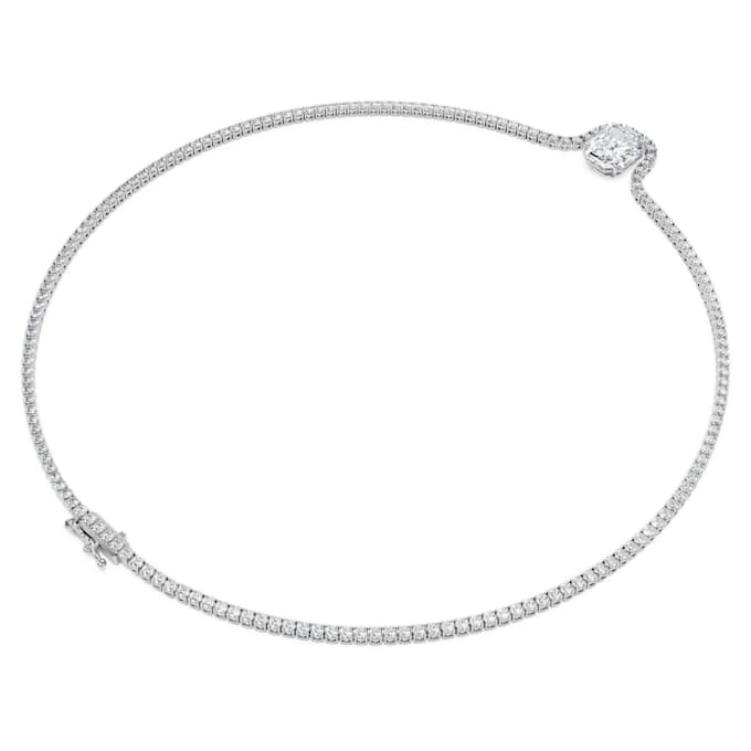 Collar Octagon con diamantes cultivados en laboratorio, 12,86 Ct en total, forma octogonal, oro blanco de 18 quilates Collar Octagon con diamantes cultivados en laboratorio, 12,86 Ct en total, forma octogonal, oro blanco de 18 quilates
