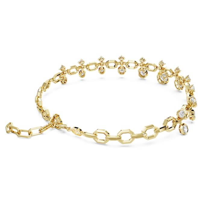 Collar octogonal con diamantes cultivados en laboratorio, 18,39 ct en total, formas variadas, oro amarillo de 18 quilates Collar octogonal con diamantes cultivados en laboratorio, 18,39 ct en total, formas variadas, oro amarillo de 18 quilates