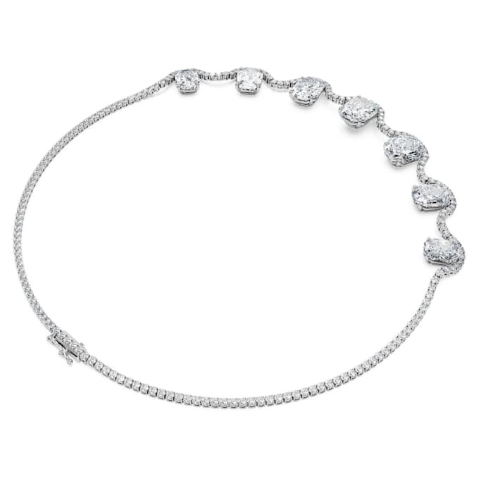 Collar octogonal con diamantes cultivados en laboratorio, 37,70 Ct en total, forma octogonal, oro blanco de 18 quilates Collar octogonal con diamantes cultivados en laboratorio, 37,70 Ct en total, forma octogonal, oro blanco de 18 quilates