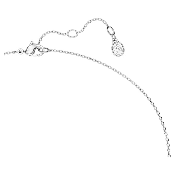Collar octogonal con diamantes cultivados en laboratorio de 0,7 ct en total, forma redonda, plata de ley Collar octogonal con diamantes cultivados en laboratorio de 0,7 ct en total, forma redonda, plata de ley