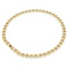 Collar Una Angelic, corte redondo, color caramelo, chapado en tono dorado Collar Una Angelic, corte redondo, color caramelo, chapado en tono dorado