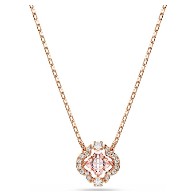 Collar Una «Clover», rosa, chapado en oro rosa Collar Una «Clover», rosa, chapado en oro rosa