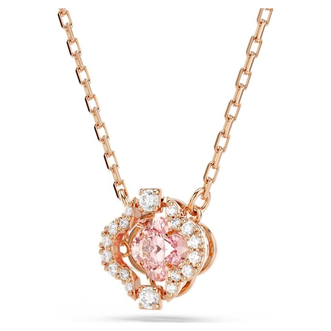 Collar Una «Clover», rosa, chapado en oro rosa Collar Una «Clover», rosa, chapado en oro rosa