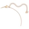 Collar «Una» de corte redondo, blanco, chapado en tono oro rosa Collar «Una» de corte redondo, blanco, chapado en tono oro rosa