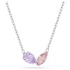 Conjunto Ariana Grande X Swarovski con cortes variados, multicolor, chapado en rodio Conjunto Ariana Grande X Swarovski con cortes variados, multicolor, chapado en rodio