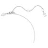 Conjunto Ariana Grande x Swarovski: cortes variados, corazón, blanco, chapado en rodio Conjunto Ariana Grande x Swarovski: cortes variados, corazón, blanco, chapado en rodio