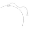 Conjunto Ariana Grande X Swarovski: perla de cristal, corte redondo, flor, blanco, chapado en rodio Conjunto Ariana Grande X Swarovski: perla de cristal, corte redondo, flor, blanco, chapado en rodio