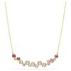 Conjunto Constella con cortes variados, multicolor, chapado en tono dorado Conjunto Constella con cortes variados, multicolor, chapado en tono dorado