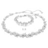 Conjunto Constella de cortes variados, blanco, chapado en rodio Conjunto Constella de cortes variados, blanco, chapado en rodio