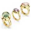 Conjunto de anillos con motivo Gema (3), multicolor, chapado en tono dorado Conjunto de anillos con motivo Gema (3), multicolor, chapado en tono dorado