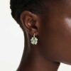 Conjunto de pendientes colgantes Idyllia (3), mariquita, trébol, fresa, multicolor, chapado en tono dorado Conjunto de pendientes colgantes Idyllia (3), mariquita, trébol, fresa, multicolor, chapado en tono dorado