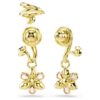 Conjunto de pendientes Idyllia (3), cortes variados, flor, multicolor, chapado en tono dorado Conjunto de pendientes Idyllia (3), cortes variados, flor, multicolor, chapado en tono dorado