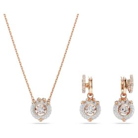 Conjunto Dragón y Fénix: Garra de dragón, blanco, chapado en tono oro rosa