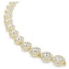 Conjunto «Una Angelic» (3 piezas), corte redondo, blanco, chapado en tono dorado Conjunto «Una Angelic» (3 piezas), corte redondo, blanco, chapado en tono dorado