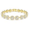 Conjunto «Una Angelic» (3 piezas), corte redondo, blanco, chapado en tono dorado Conjunto «Una Angelic» (3 piezas), corte redondo, blanco, chapado en tono dorado