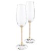 Copas de champán Crystalline en tono dorado (juego de 2) Copas de champán Crystalline en tono dorado (juego de 2)