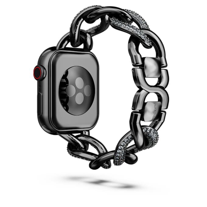 Correa de cadena para Apple Watch® de 40 mm y 41 mm, negra, acabado negro Correa de cadena para Apple Watch® de 40 mm y 41 mm, negra, acabado negro