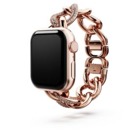 Correa de cadena para Apple Watch® de 40 mm y 41 mm, tono oro rosa, acabado en tono oro rosa