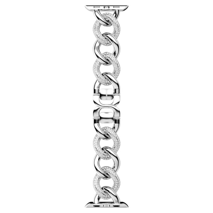 Correa de cadena para Apple Watch® de 40 mm y 41 mm, tono plateado, acero inoxidable Correa de cadena para Apple Watch® de 40 mm y 41 mm, tono plateado, acero inoxidable