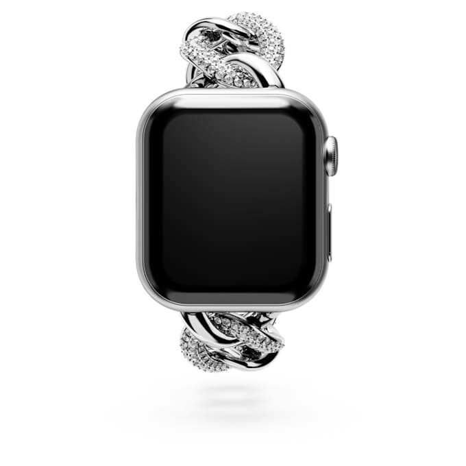 Correa de cadena para Apple Watch® de 40 mm y 41 mm, tono plateado, acero inoxidable Correa de cadena para Apple Watch® de 40 mm y 41 mm, tono plateado, acero inoxidable