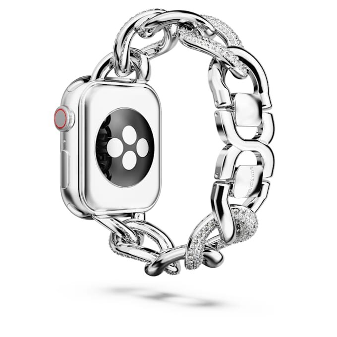 Correa de cadena para Apple Watch® de 40 mm y 41 mm, tono plateado, acero inoxidable Correa de cadena para Apple Watch® de 40 mm y 41 mm, tono plateado, acero inoxidable