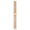 Correa de reloj de 13 mm (0,51″) de ancho, metal, tono oro rosa, acabado en tono oro rosa