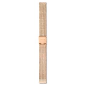 Correa de reloj de 13 mm (0,51″) de ancho, metal, tono oro rosa, acabado en tono oro rosa