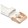 Correa de reloj de 16 mm (0,63″) de ancho, correa de piel, blanca Correa de reloj de 16 mm (0,63″) de ancho, correa de piel, blanca