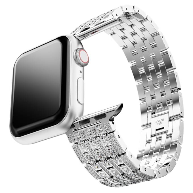 Correa Princess para Apple Watch® de 40 mm y 41 mm, tono plateado, acero inoxidable Correa Princess para Apple Watch® de 40 mm y 41 mm, tono plateado, acero inoxidable