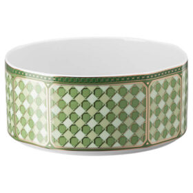 Cuenco Signum de porcelana, pequeño, verde