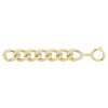 Extensor Dextera blanco, chapado en tono dorado