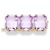 Extensor Millenia con corte octogonal, morado, chapado en tono dorado Extensor Millenia con corte octogonal, morado, chapado en tono dorado