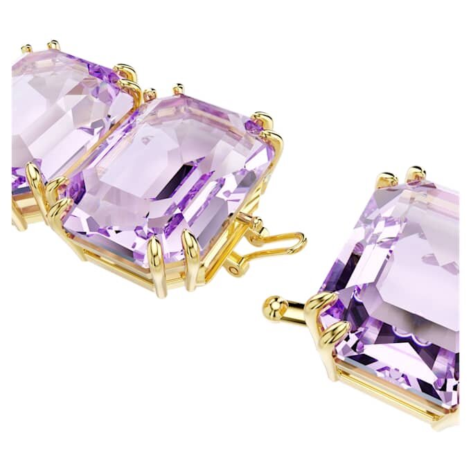 Extensor Millenia con corte octogonal, morado, chapado en tono dorado Extensor Millenia con corte octogonal, morado, chapado en tono dorado