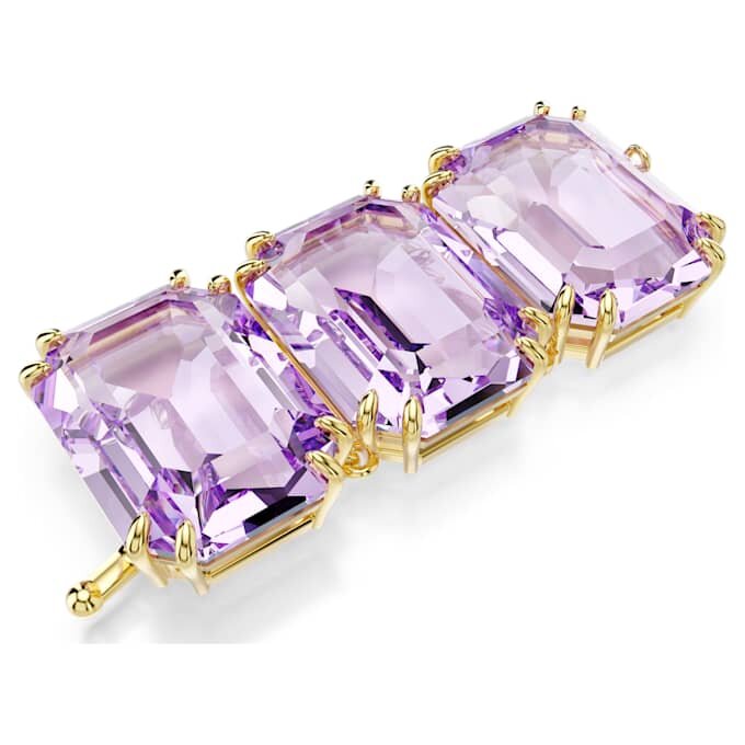 Extensor Millenia con corte octogonal, morado, chapado en tono dorado Extensor Millenia con corte octogonal, morado, chapado en tono dorado