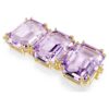 Extensor Millenia con corte octogonal, morado, chapado en tono dorado Extensor Millenia con corte octogonal, morado, chapado en tono dorado