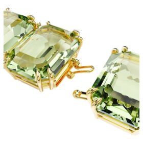 Extensor Millenia con corte octogonal, verde, chapado en tono dorado Extensor Millenia con corte octogonal, verde, chapado en tono dorado