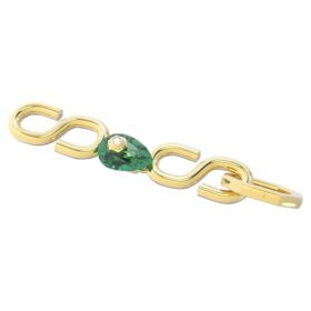 Extensor Numina verde, chapado en tono dorado