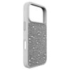 Funda alta para smartphone con cristales de cara plana, iPhone® 17 Pro, tono plateado