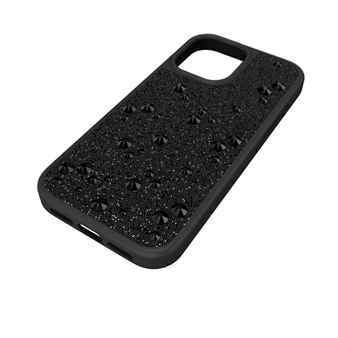 Funda alta para smartphone con cristales de dorso plano, iPhone® 17, negro Funda alta para smartphone con cristales de dorso plano, iPhone® 17, negro